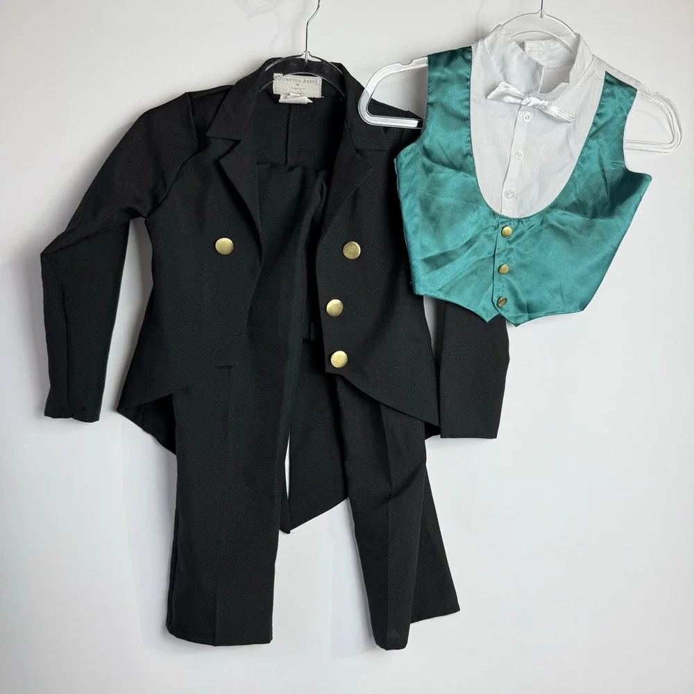 Chasing Fireflies Downtown Abbey Jimmy Servant Costume Child Size 8